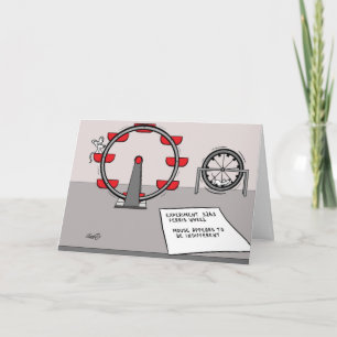 Funny Mouse Grußkarte Karte