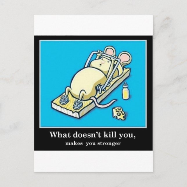 Funny Mouse-Produkt Postkarte (Vorderseite)