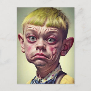 Funny "Mr. Handsome" Postkarte