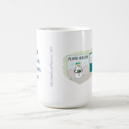 Funny Ms Frosty auf Cartoon eines plastischen Chir Kaffeetasse