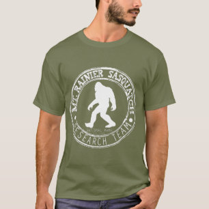 Funny Mt Rainier Nationalpark Sasquatch Team T-Shirt