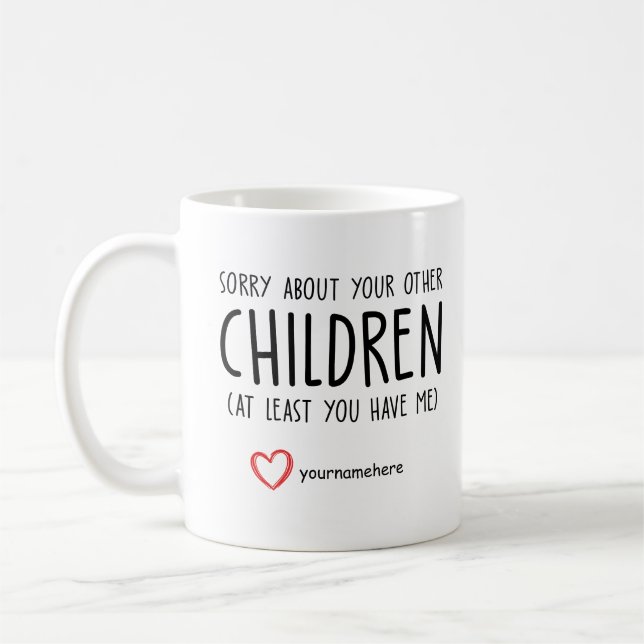 Funny Mthers day Gift Mama Geburtstag Kaffeetasse (Links)