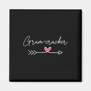 Funny Mthers Day Shirt Niedlich Pink Arrow Heart G Magnet