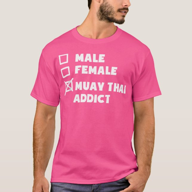 Funny Muay Thai Boxing T-Shirt (Vorderseite)