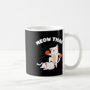 Funny Muay Thai Cats Thai Boxing Fighter Geschenk Kaffeetasse