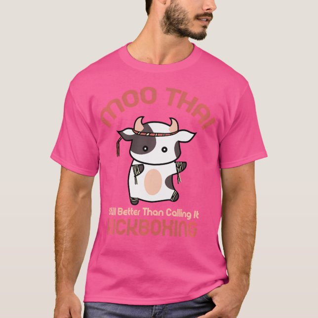 Funny Muay Thai Kickboxing T-Shirt (Vorderseite)