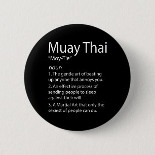 Funny Muay Thai und Thai Boxing - Muay Thai Defini Button