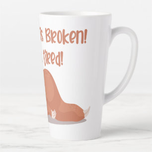 Funny müde Sloth Dieser Kaffee ist gebrochen ich b Milchtasse