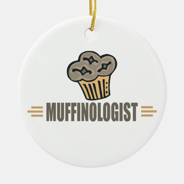 Funny Muffin Keramik Ornament (Vorne)