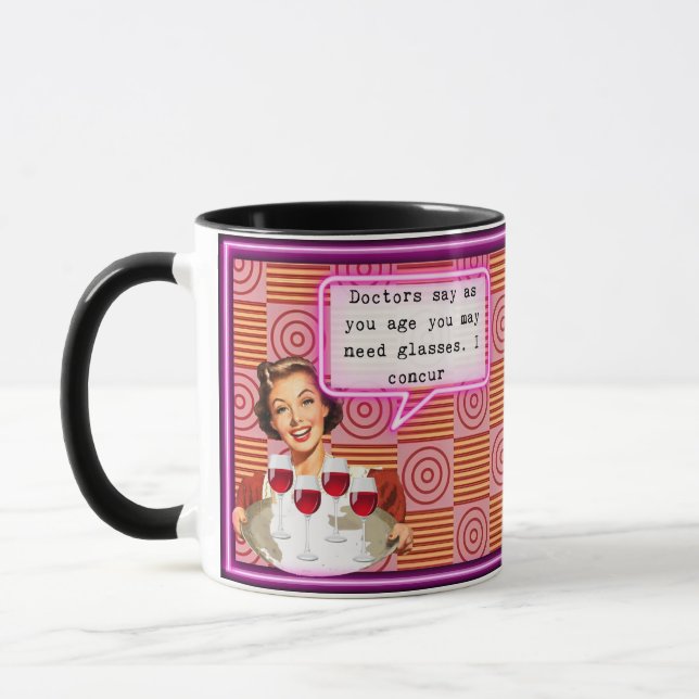 Funny Mug Coffee Best Friend Gift "Glasses" Tasse (Links)