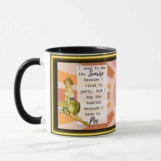 Funny Mug Coffee Best Friend Gift "Sunrise" Tasse (Links)