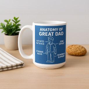Funny Mug für Vater - Bestes Vatertag Geschenk Ide Kaffeetasse