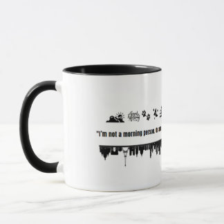 Funny Mug - kein Morgen, Nachmittag oder Abend Tasse
