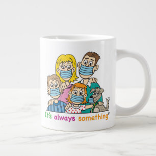 FUNNY MUG, wenn der unerwartete CORONAVIRUS passie Jumbo-Tasse