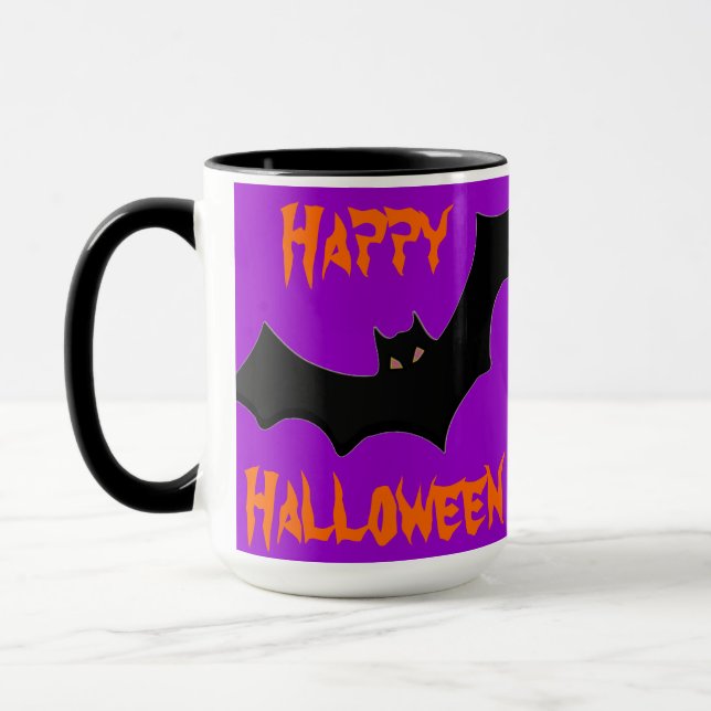 FUNNY MUGS - FRANKENSTEIN & BAT - SPASS GIFTS TASSE (Links)