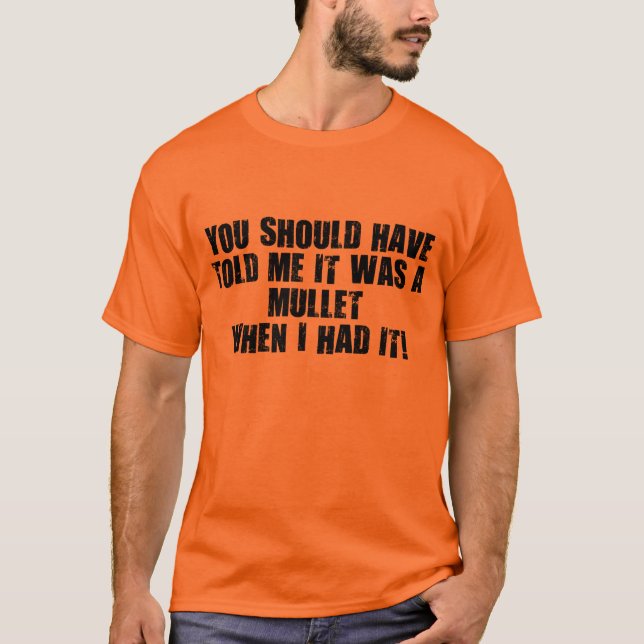 Funny Mullet T-Shirt (Vorderseite)