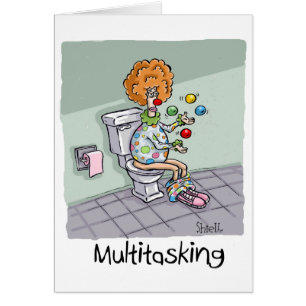 Funny Multitasking ClowCards und Geschenke