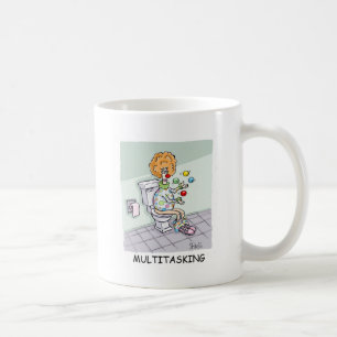 Funny Multitasking Juggling Clown Tasse