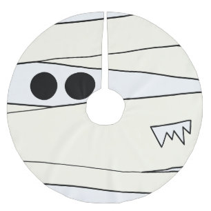 Funny Mummy Halloween Costume Horror Monster Polyester Weihnachtsbaumdecke