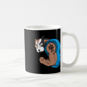 Funny Muscular Pit Bull Dog I Liebe Vater Tattoo L Kaffeetasse