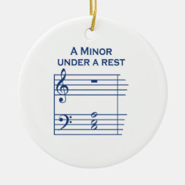 Funny Music A Minor Keramik Ornament