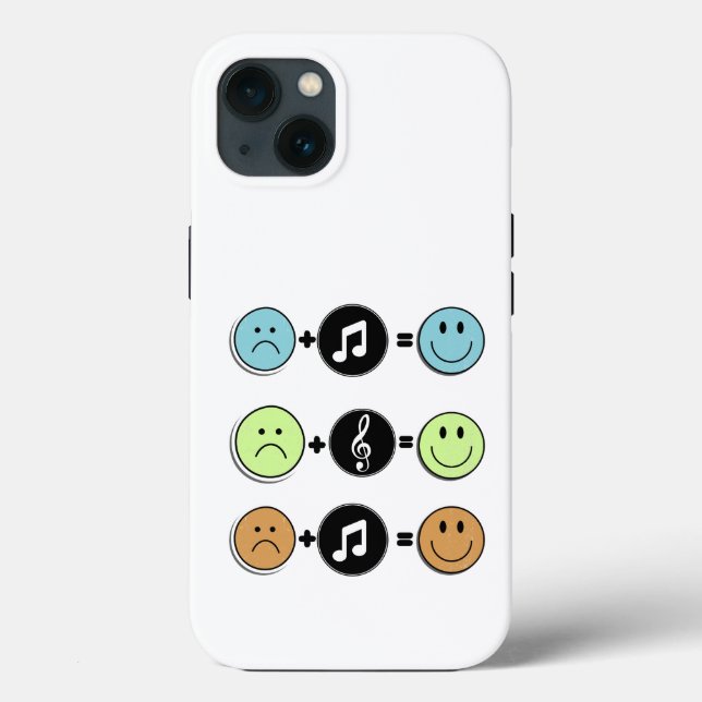 Funny Music and Match Design Case-Mate iPhone Hülle (Rückseite)