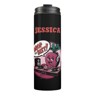 Funny Music Drop The Beet Thermosbecher