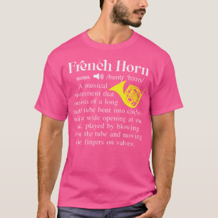 Funny Music French Horn Noun Definition für Orcs T-Shirt