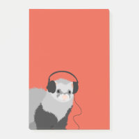 Funny Music Lover Ferret