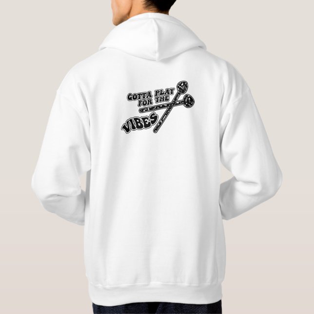 Funny Music Playing Vibraphon Mallets Instrument Hoodie (Rückseite)