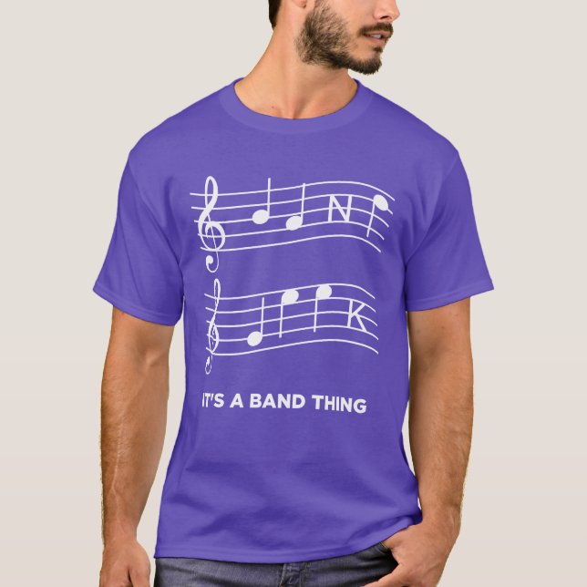 Funny Music Retro T-Shirt (Vorderseite)
