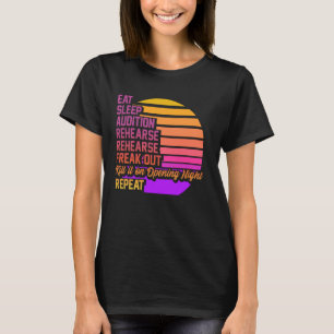Funny Musical Theater Geek Nerd Probe Schauspieler T-Shirt