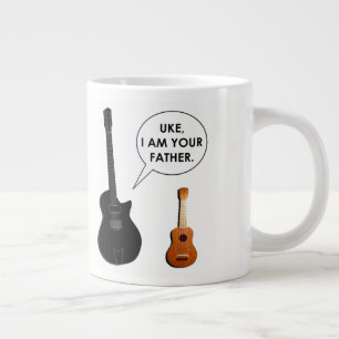 Funny Musician Cartoon Jumbo-Tasse