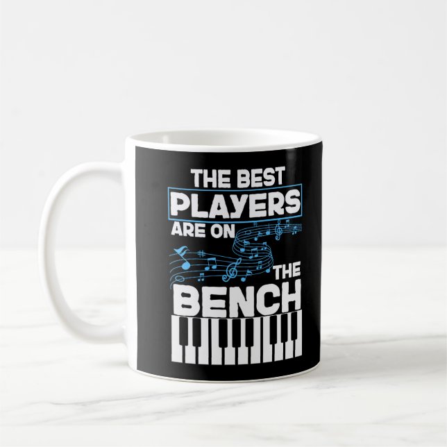 Funny Musician Keyboard Piano Player Kaffeetasse (Links)