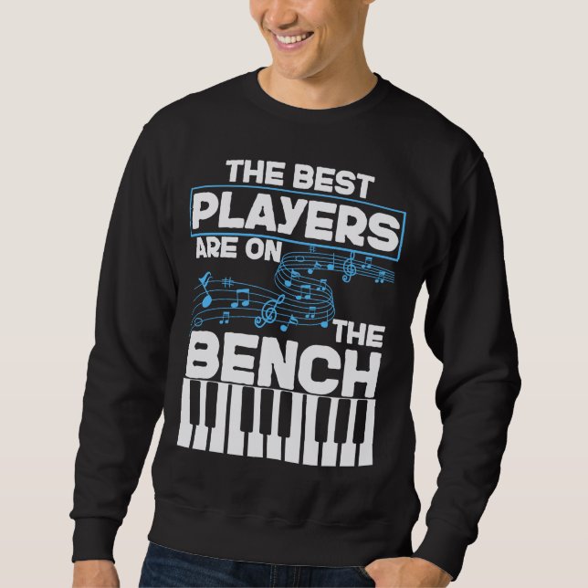 Funny Musician Keyboard Piano Player Sweatshirt (Vorderseite)