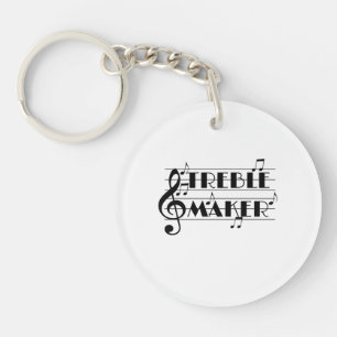 Funny Musician Treble Maker Music Clef Schlüsselanhänger