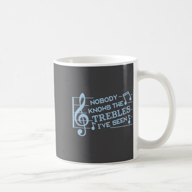 Funny Musicians Treble Joke Pun Music Teachers 2  Kaffeetasse (Rechts)