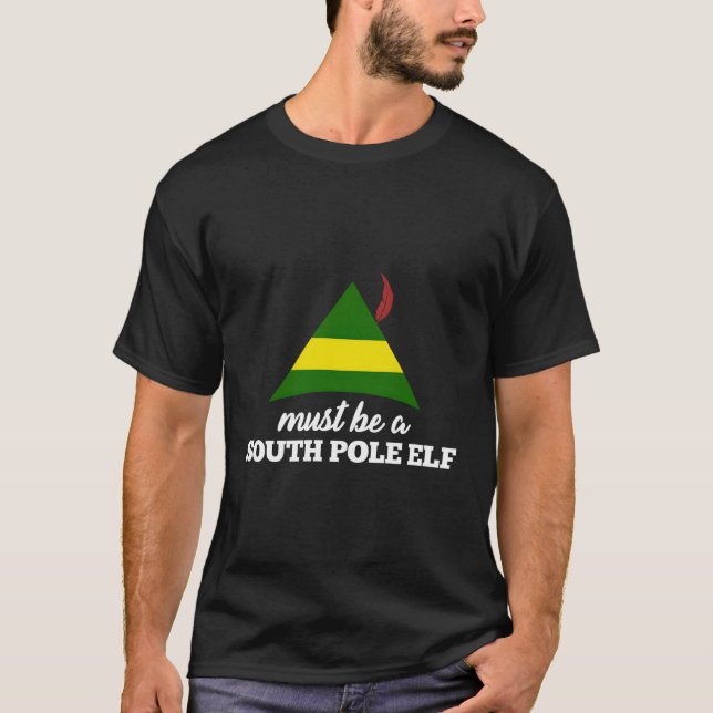 Funny muss ein Südpol-Elf sein T-Shirt (Vorderseite)