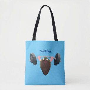 Funny mussel arbeitet an Cartoon Illustration