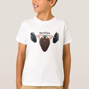 Funny mussel arbeitet an Cartoon Illustration T-Shirt
