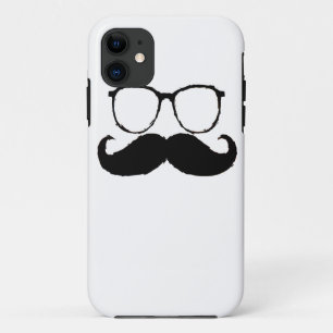 Funny Mustache Glasses 3 Case-Mate iPhone Hülle