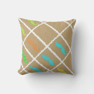 Funny Mustache Kissen