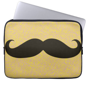 Funny Mustache Laptopschutzhülle