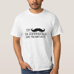 Funny Mustache Quote T - Shirt