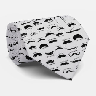Funny Mustache Typen Maskuline Vatertag Krawatte