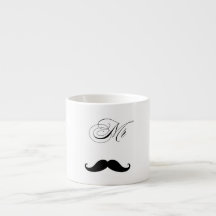 Funny Mustache Valentine Mug