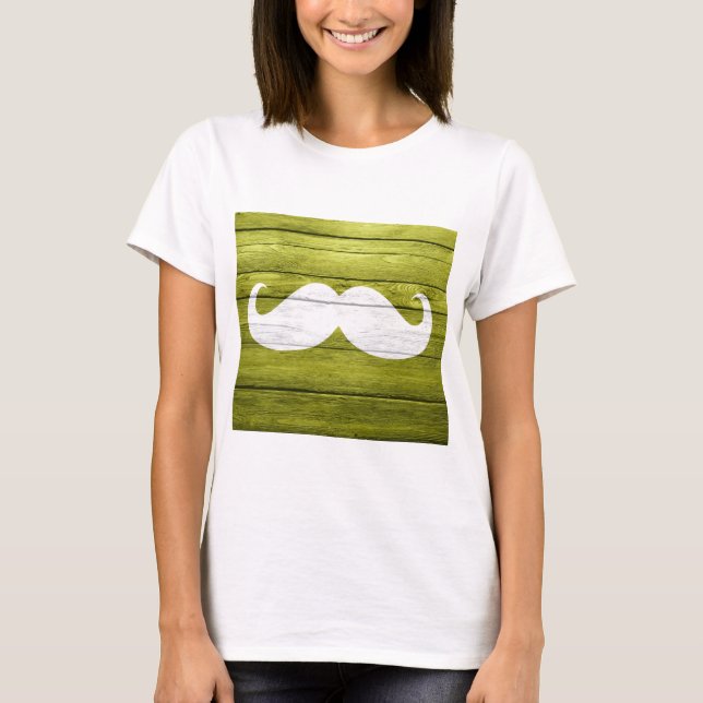 Funny Mustache Vintag #11 T-Shirt (Vorderseite)