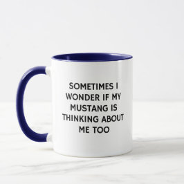 Funny Mustang Tasse