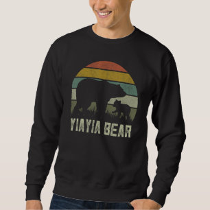 Funny Mütter Day Griechische Oma Cub Kid Yiayia se Sweatshirt