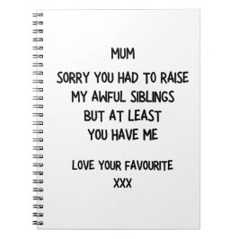 Funny Mütter Notizblock